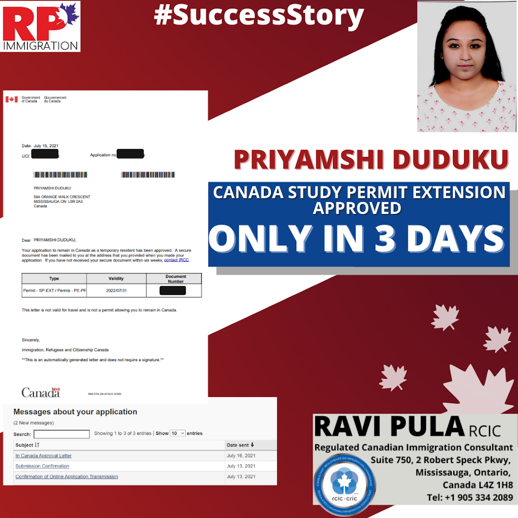 RP Immigration Canada | 2252 Coaldale Dr, Burlington, ON L7L 6T9, Canada | Phone: (905) 334-2089