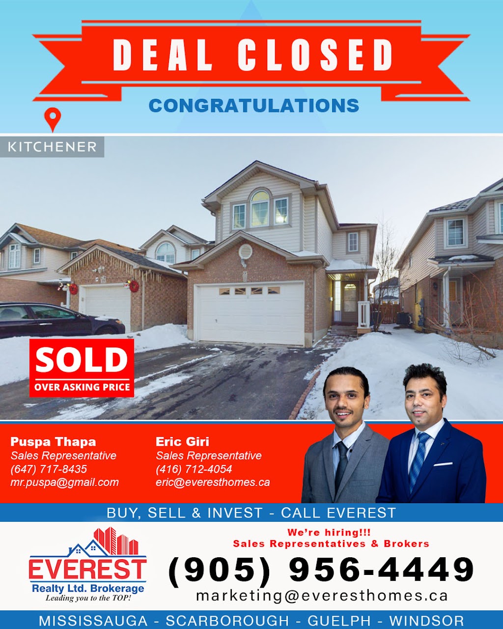 Eric Giri - Real Estate Broker in Tillsonburg | 69 Keba Crescent, Tillsonburg, ON N4G 0K7, Canada | Phone: (416) 712-4054