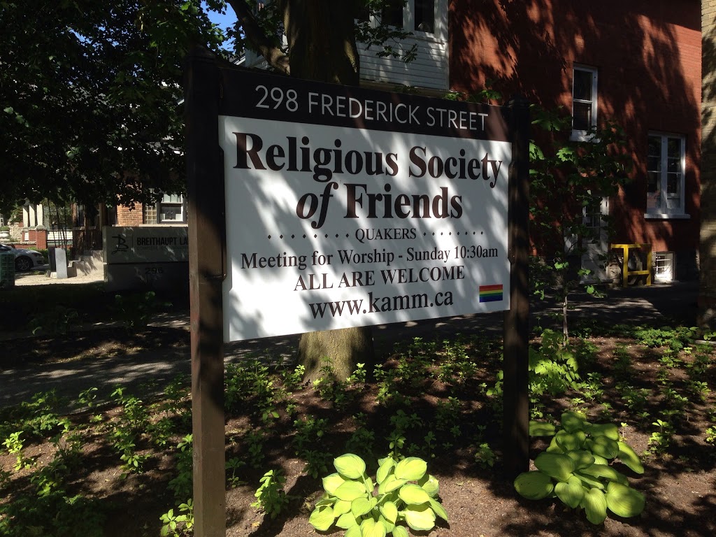 Religious Society Of Friends (Quakers) of Kitchener Area | 298 Frederick St, Kitchener, ON N2H 2N3, Canada | Phone: (519) 884-2056
