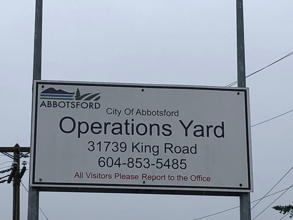City of Abbotsford - Operations Yard | 31739 King Rd, Abbotsford, BC V2T 5Z2, Canada | Phone: (604) 853-5485