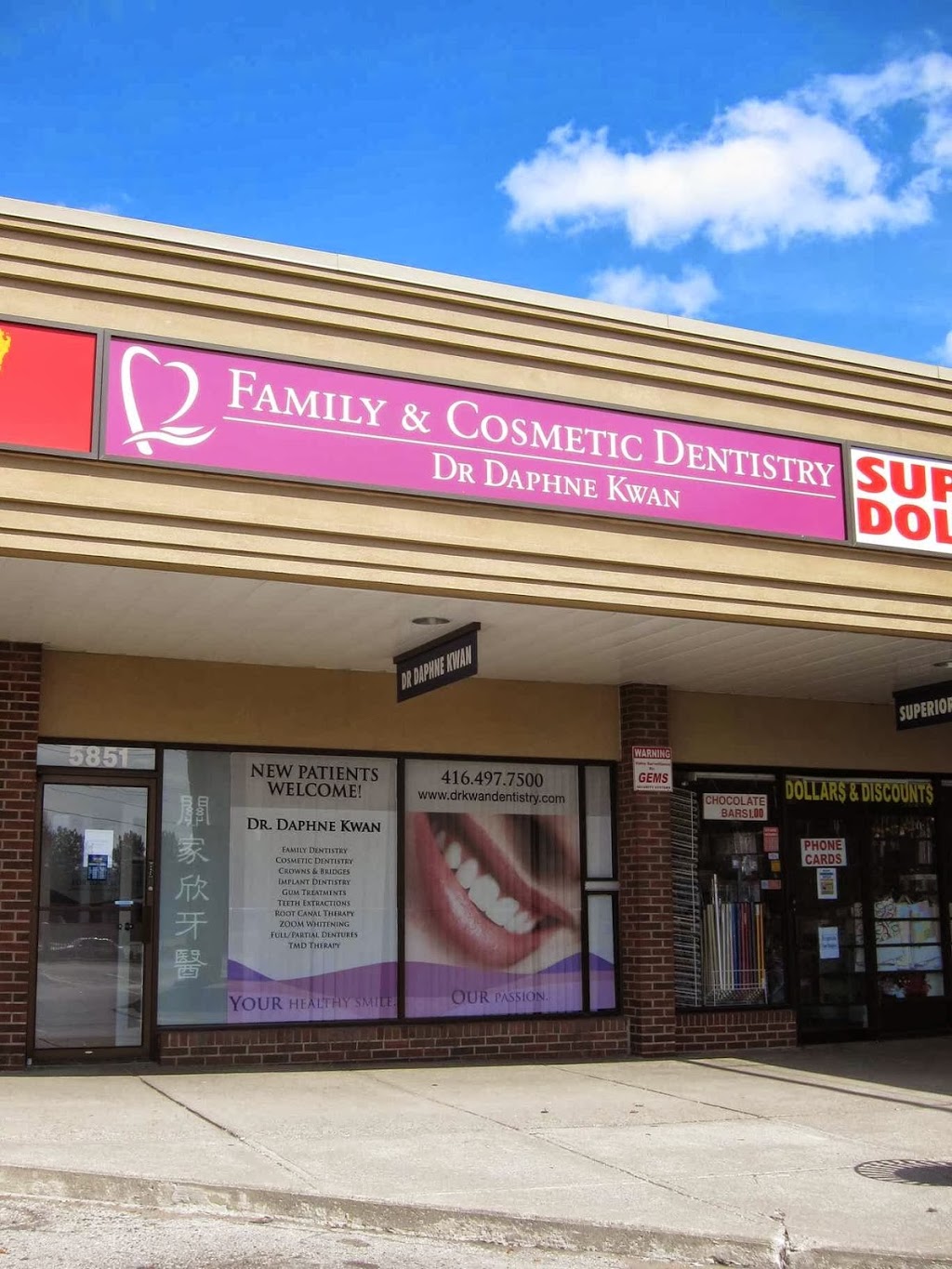 Dr. Kwan Family and Cosmetic Dentistry | dentist | 5851 Leslie St, North York, ON M2H 1J8, Canada | 4164977500 OR +1 416-497-7500