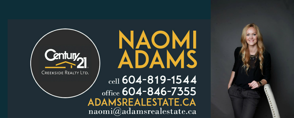 Naomi Adams | 7075 Vedder Rd #102, Chilliwack, BC V2R 0X9, Canada | Phone: (604) 819-1544