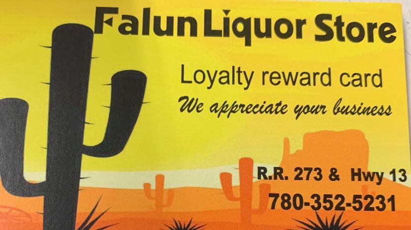Falun Liquor Store | RR 273, Falun, AB T0C 1H0, Canada | Phone: (780) 352-5231