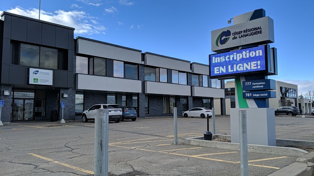 Cégep régional de Lanaudière | 781 Rue Notre-Dame, Repentigny, QC J5Y 1B6, Canada | Phone: (450) 470-0911