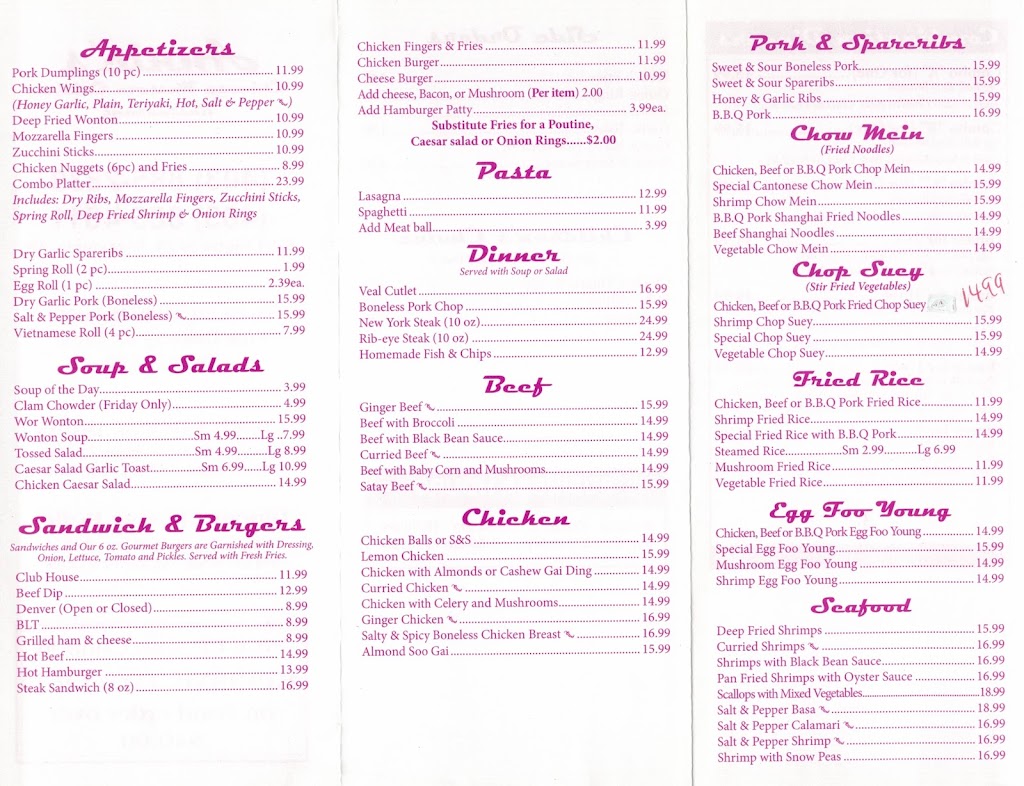 Annies Restaurant Blackfalds (Chinese & Western) | 5201 Highway Ave, Blackfalds, AB T0M 0J0, Canada | Phone: (403) 885-2839