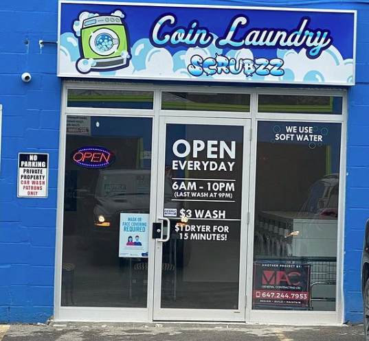 SCRUBZZ COIN LAUNDROMAT NEWMARKET | laundry | 25 Alexander Rd, Newmarket, ON L3Y 3J2, Canada | 4168064241 OR +1 416-806-4241