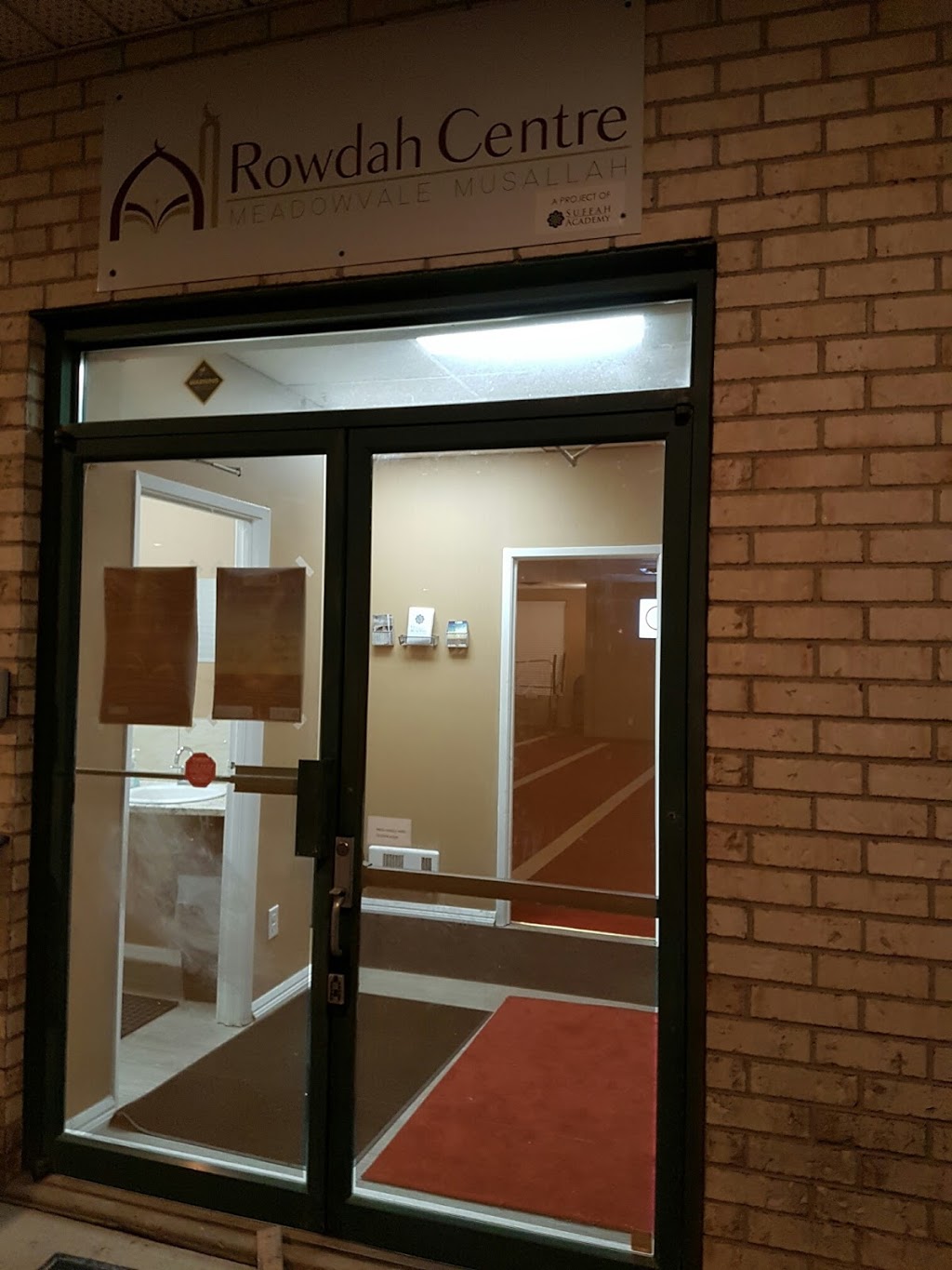 Rowdah Centre (Meadowvale Musalla) | 6900 Millcreek Dr #4, Mississauga, ON L5N 6C1, Canada | Phone: (647) 328-5152