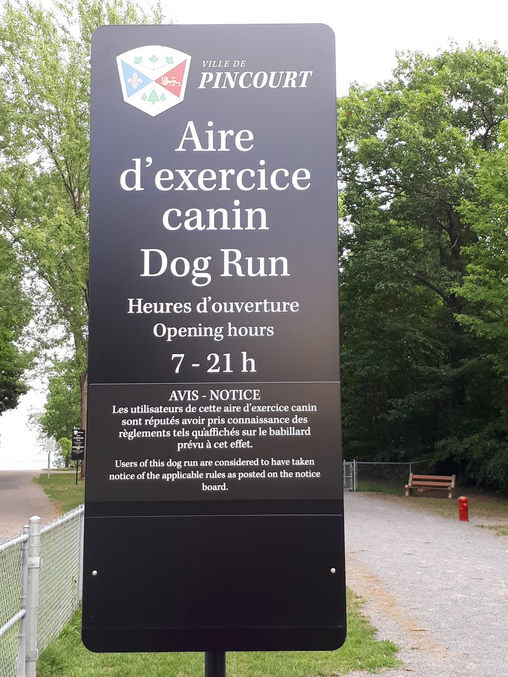 Parc canin de Pincourt | 998 Chemin Duhamel, Pincourt, QC J7V 4H1, Canada