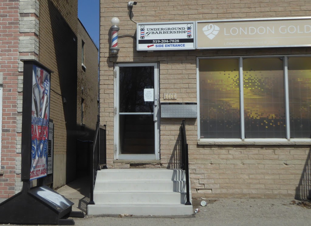 Underground Barbershop | 908 Oxford St E, London, ON N5Y 3J7, Canada | Phone: (226) 927-4484