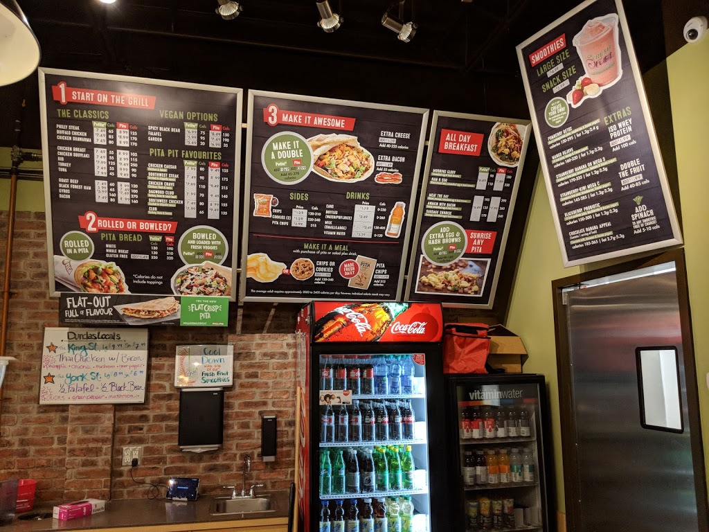 Pita Pit | 49 King St E, Dundas, ON L9H 1B7, Canada | Phone: (289) 238-8282