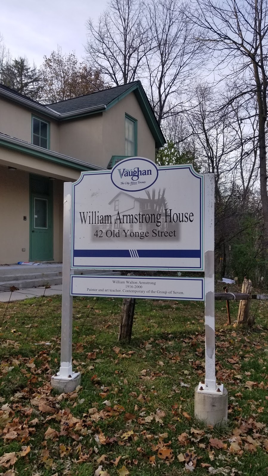 Armstrong House | 42 Old Yonge St, Thornhill, ON L4J 8C5, Canada | Phone: (905) 889-4513