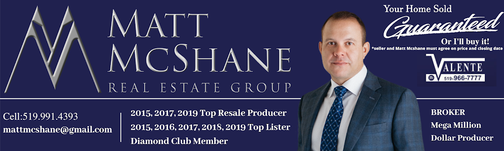 Matt McShane - Your Home SOLD Guaranteed Or Ill Buy It!!!! | 2985 Dougall Ave, Windsor, ON N9E 1S1, Canada | Phone: (519) 966-7777