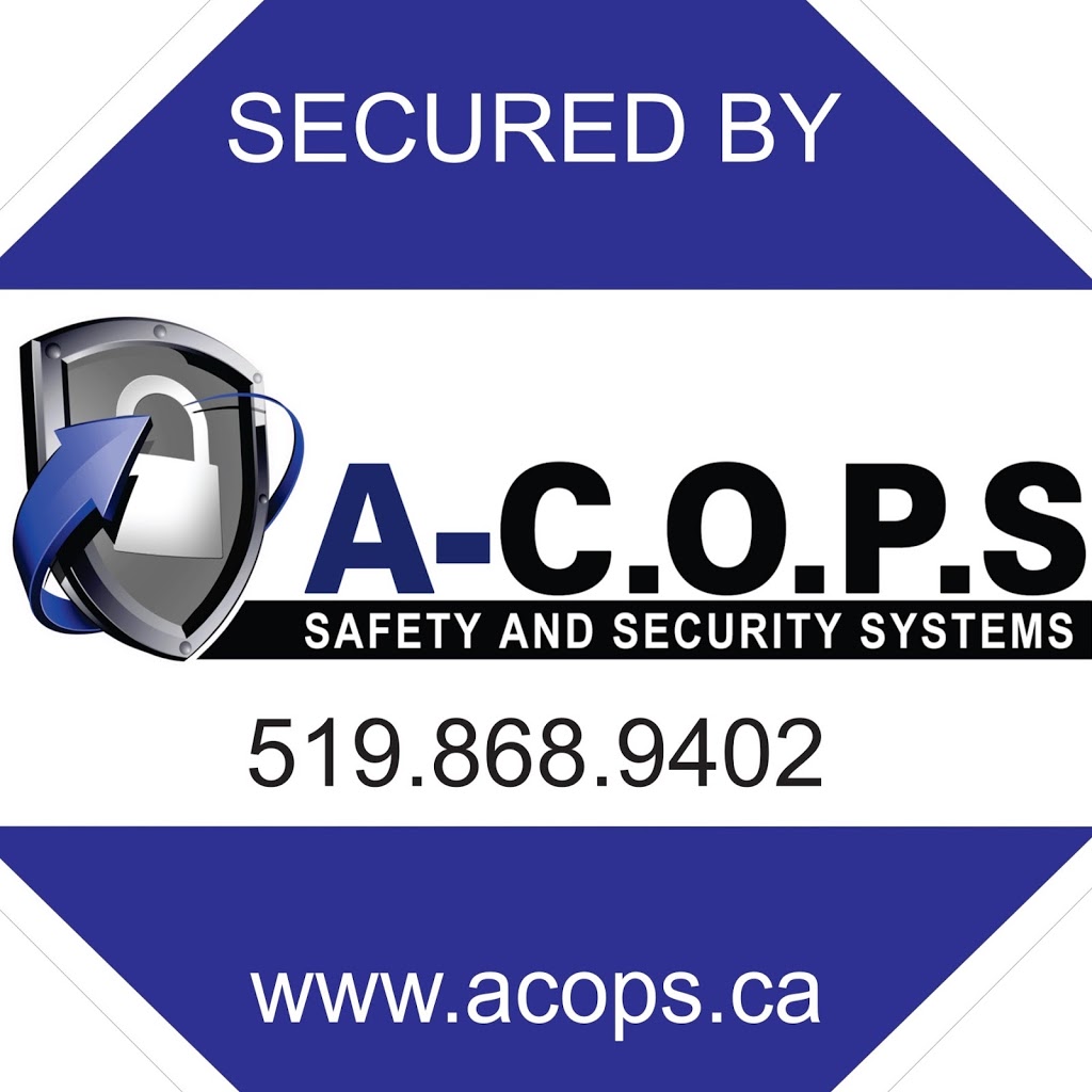 A-COPS Safety & Security Systems | 1486 Birchwood Dr, London, ON N6K 4X4, Canada | Phone: (519) 868-9402
