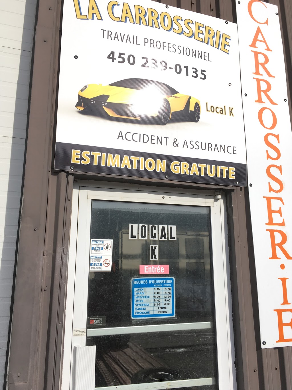 La Carrosserie | 170 Boulevard Bellerose O, Laval, QC H7L 6A2, Canada | Phone: (450) 239-0135