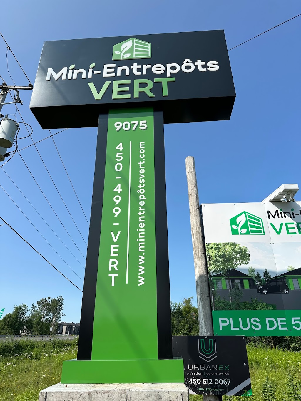 Entreposage Mini-Entrepôts Vert - St-Canut | 9075 Rte Sir Wilfrid Laurier, Mirabel, QC J7N 1P1, Canada | Phone: (450) 499-8378
