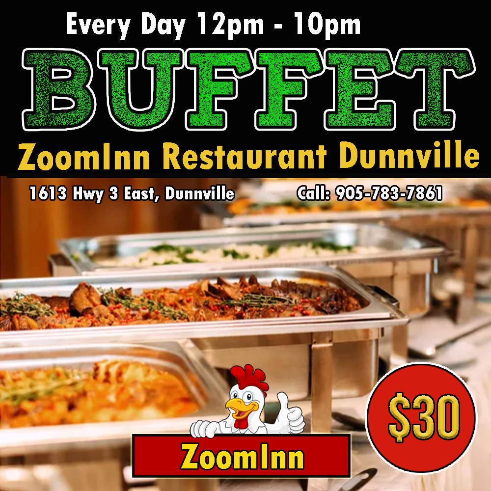 ZoomInn Restaurant | 1613 ON-3, Dunnville, ON N1A 2W7, Canada | Phone: (905) 783-7861