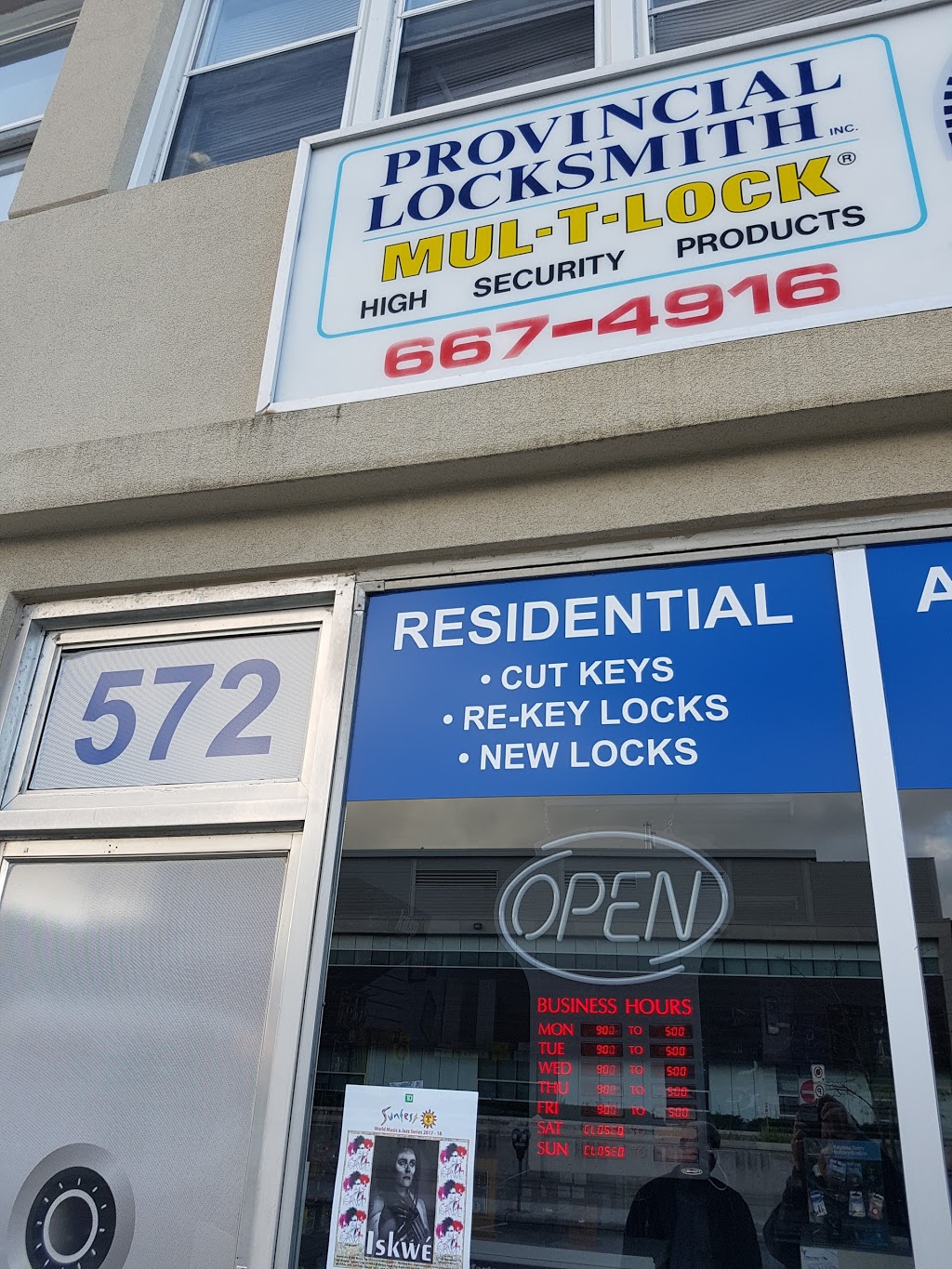 Provincial Locksmith Inc. | 572 Dundas St, London, ON N6B 1W8, Canada | Phone: (519) 667-4916