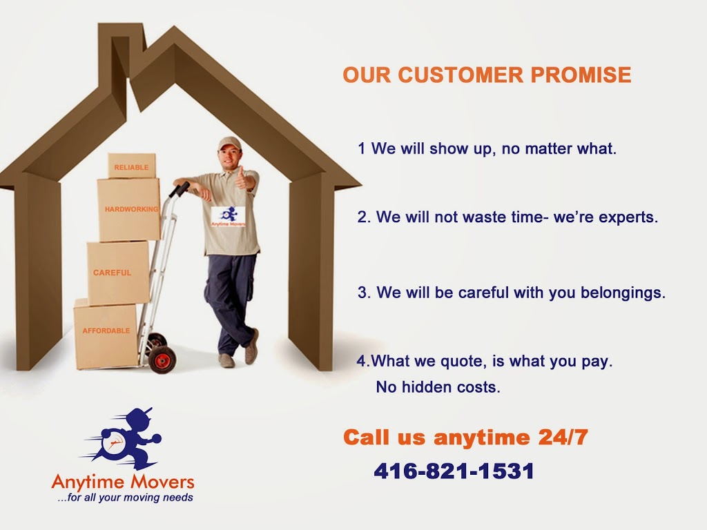 Anytime Movers | 6 Adrian Ave, Toronto, ON M6N 1A1, Canada | Phone: (416) 821-1531