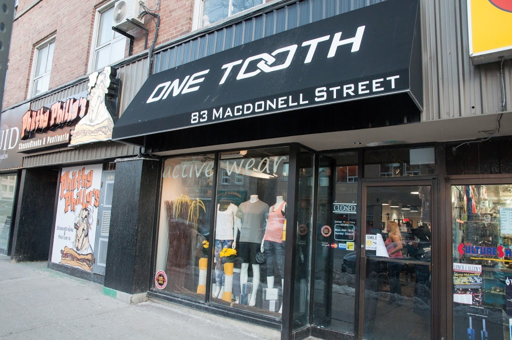 One Tooth Activewear Guelph | 1474 Gordon St, Guelph, ON N1L 1C8, Canada | Phone: (519) 265-8830