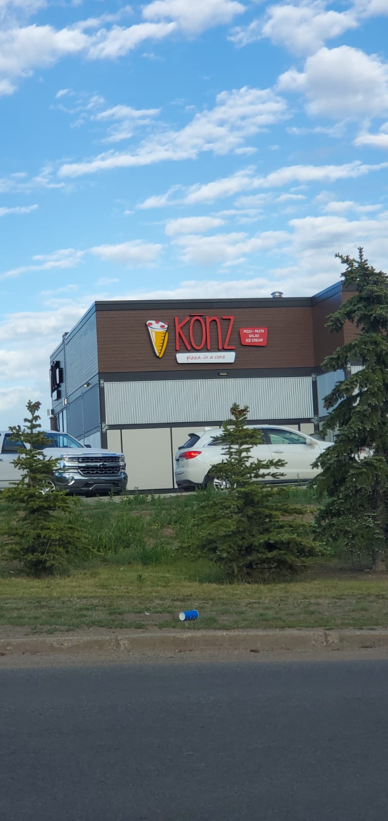 KONZ PIZZA... in a cone REGINA | 3881-A Rochdale Blvd, Regina, SK S4X 4P7, Canada | Phone: (639) 997-5188