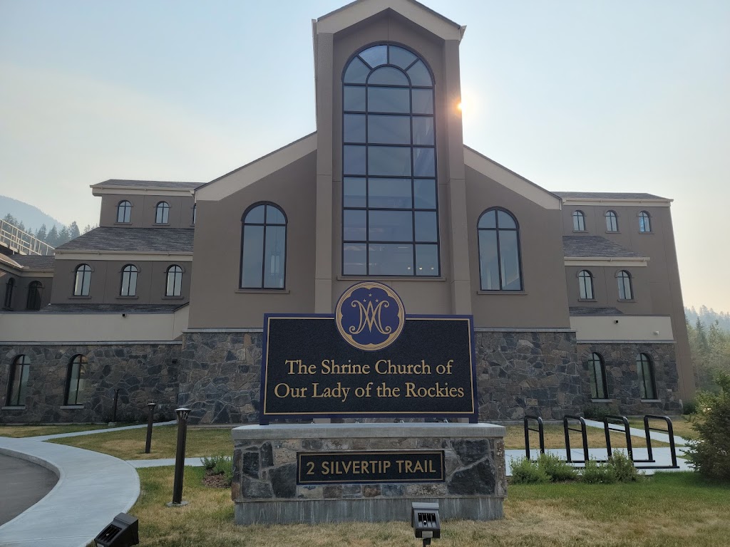 The Shrine Church of Our Lady of the Rockies | 2 Silvertip Trail, Canmore, AB T1W 1P4, Canada | Phone: (403) 678-5022