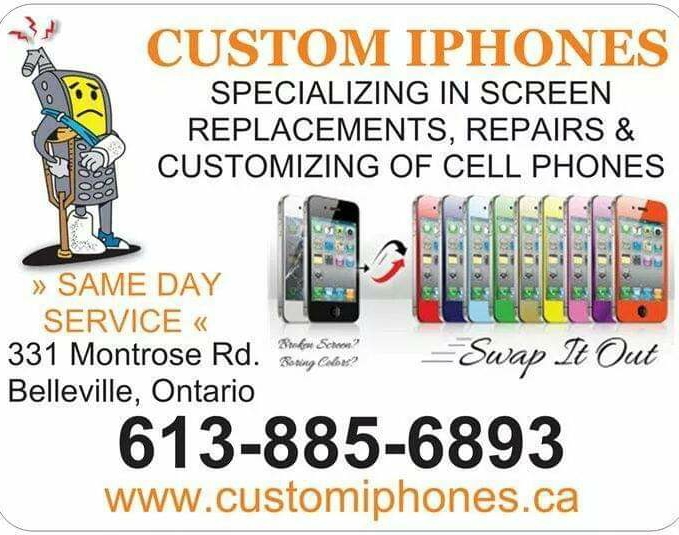 Custom Iphones | 331 Montrose Rd, Belleville, ON K8R 1A8, Canada | Phone: (613) 885-6893