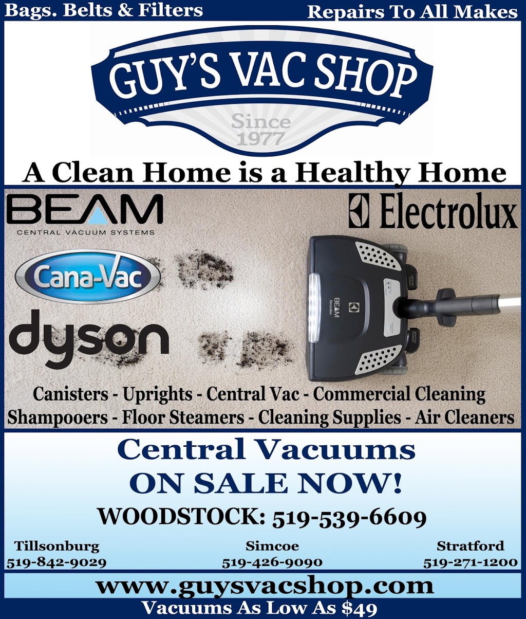 Guys Vac Shop | Simcoe St, Tillsonburg, ON N4G 2J8, Canada | Phone: (519) 842-9029