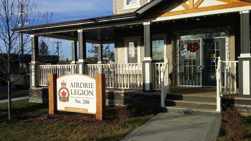Royal Canadian Legion Branch 288 | 132 1 Ave NE, Airdrie, AB T4B 0R4, Canada | Phone: (403) 948-3000