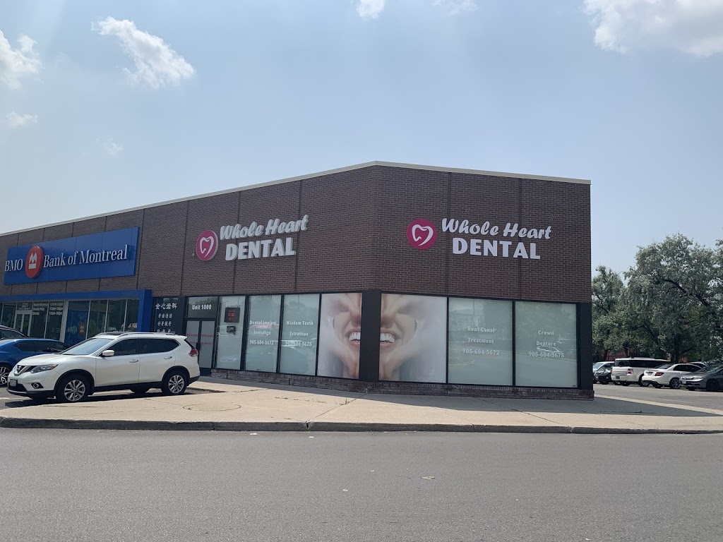 Whole Heart Dental | 1000-5221 Hwy 7, Markham, ON L3R 1N3, Canada | Phone: (905) 604-5675