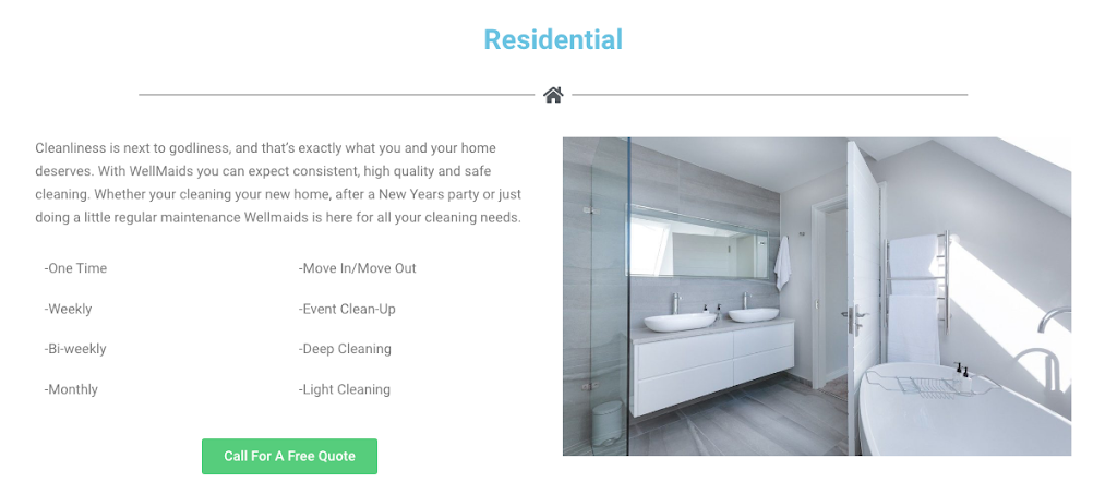 WellMaids Cleaning Services | 266 Euclid Ave, Peterborough, ON K9H 1M4, Canada | Phone: (705) 808-3043