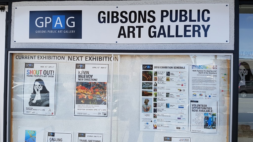 Gibsons Landing Gallery | 436 Marine Dr, Gibsons, BC V0N 1V0, Canada | Phone: (604) 886-0099