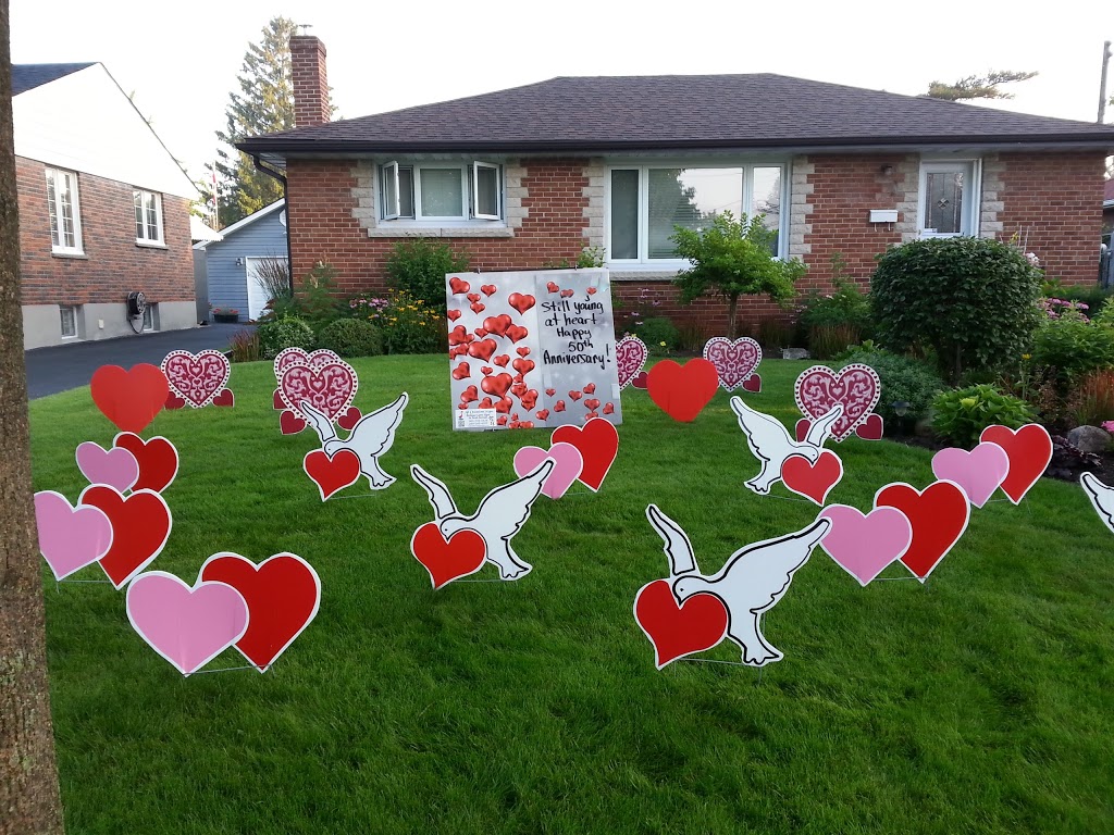 Birthday Lawn Signs & Stork Rentals by All Occasions Signs | 144 Rossland Rd E, Oshawa, ON L1G 2W4, Canada | Phone: (905) 728-5639