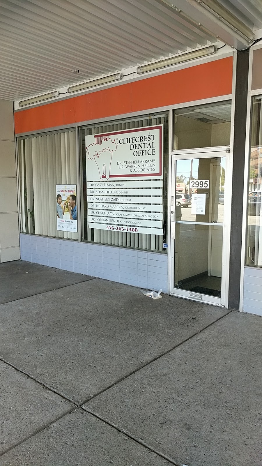 Cliffcrest Dental Office | 2995 Kingston Rd, Scarborough, ON M1M 1P1, Canada | Phone: (416) 265-1400