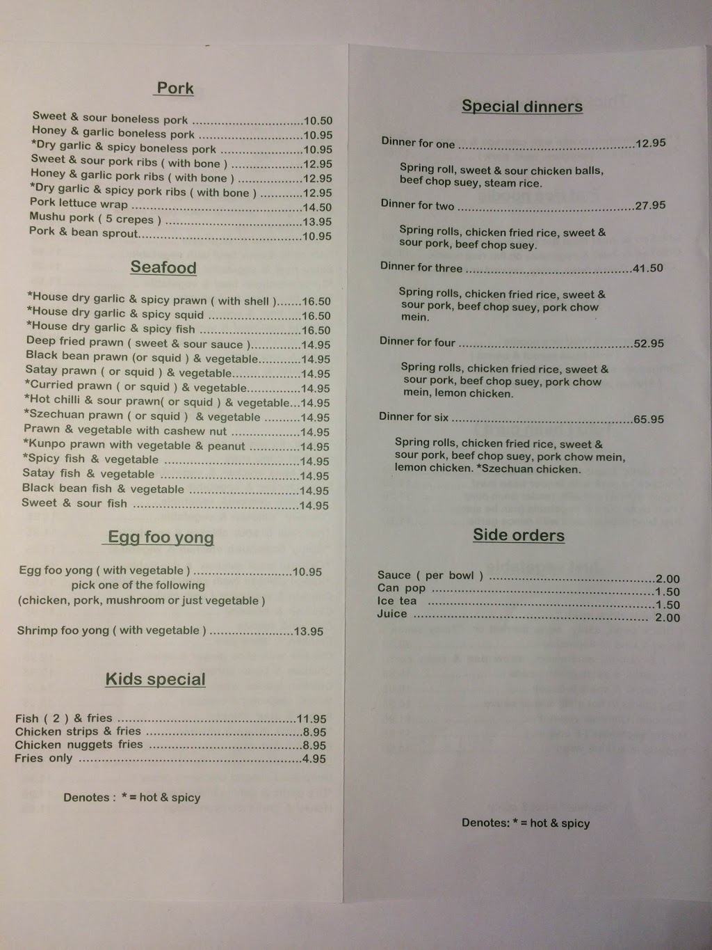 Fongs Eatery | 12308 Beecher St, Surrey, BC V4A 3J4, Canada | Phone: (604) 535-2978