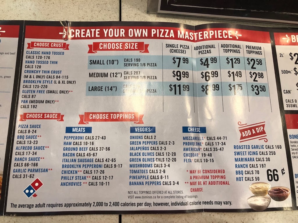 Dominos Pizza | 4585 Highway 7 West, Woodbridge, ON L4L 9T8, Canada | Phone: (905) 856-4244