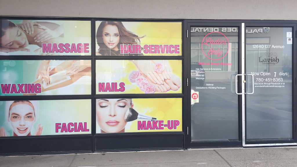 Lavish Salon & Massage for ladies | 12640 137 Ave NW, Edmonton, AB T5L 4Y5, Canada | Phone: (780) 451-8363
