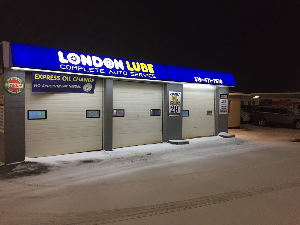 London Lube | 1446 Fanshawe Park Rd W, London, ON N6H 5M6, Canada | Phone: (519) 471-7878