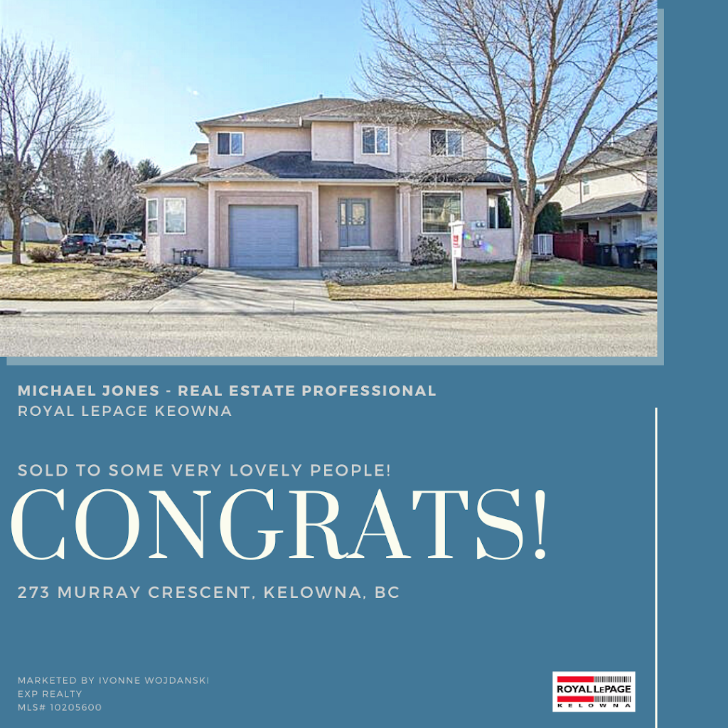 Michael Jones - Royal LePage Kelowna | 1890 Cooper Rd #1, Kelowna, BC V1Y 8B7, Canada | Phone: (250) 258-4663