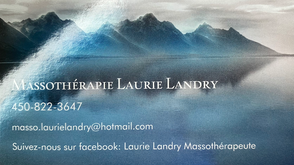 Laurie Landry Massothérapeute | 190 Boulevard Ste Anne, Sainte-Anne-des-Plaines, QC J5N 2P3, Canada | Phone: (450) 822-3647