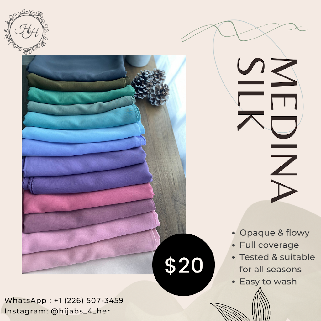 Hijabs 4 Her | 454 Garth Massey Dr, Cambridge, ON N1T 2G5, Canada | Phone: (226) 507-3459