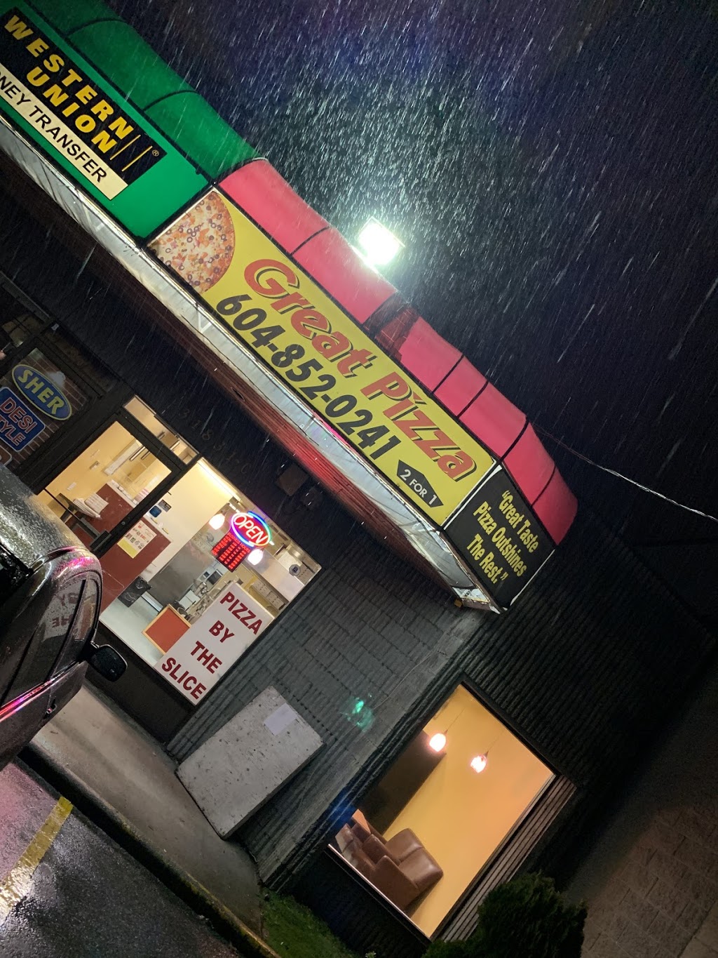 Great Pizza | 31831 S Fraser Way unit C, Abbotsford, BC V2T 1V4, Canada | Phone: (604) 852-0241