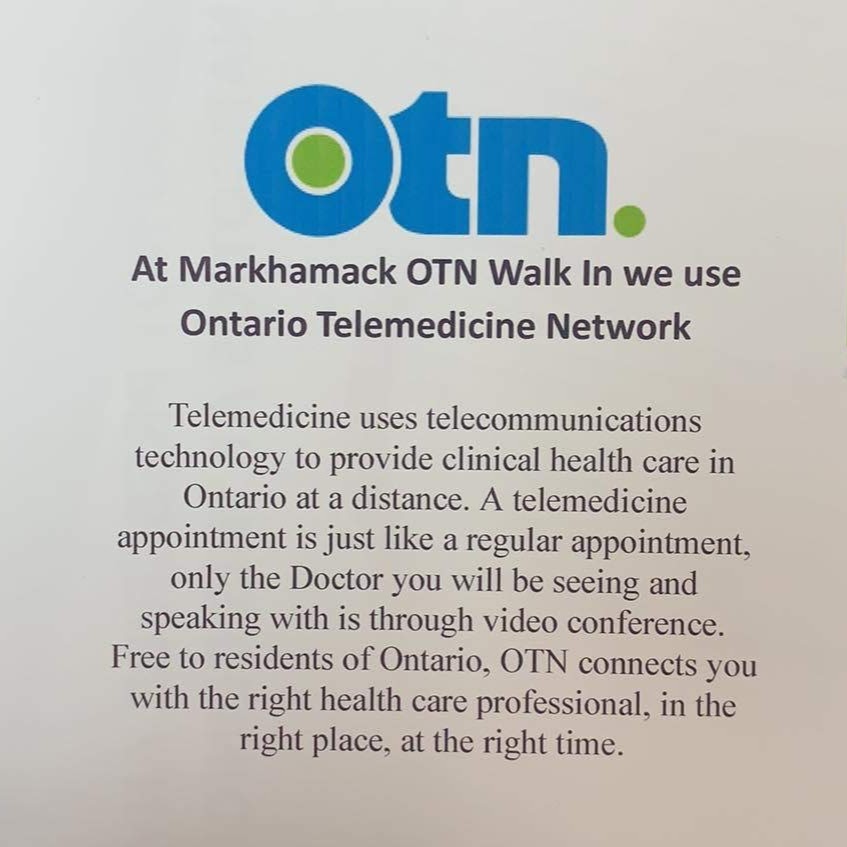 Markhamack OTN Walk-In Clinic | health | 9889 ON-48 Unit 7, Markham, ON L6E 0B7, Canada | 2895543292 OR +1 289-554-3292