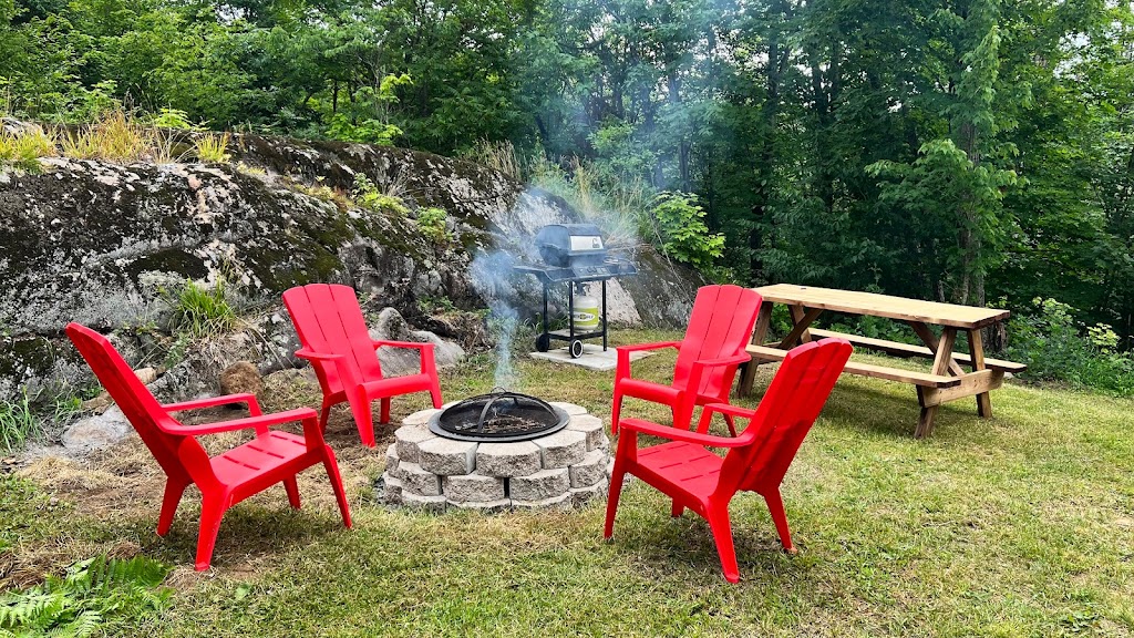 Forest bed and breakfast with river rest area | 6289 Rte Principale, Wentworth-Nord, QC J0T 1Y0, Canada | Phone: (647) 870-4400