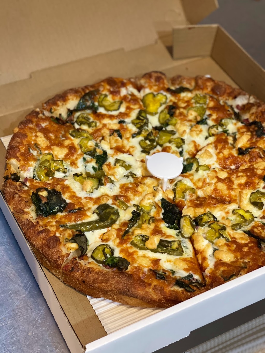 Red Top Pizza - Detroit Style (Cranston) | 35 Cranford Way SE #207, Calgary, AB T3M 3A9, Canada | Phone: (403) 264-2626