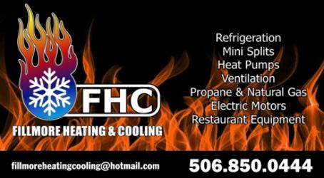 Fillmore Heating & Cooling | 608 Pine Glen Rd, Riverview, NB E1B 4X2, Canada | Phone: (506) 830-3421