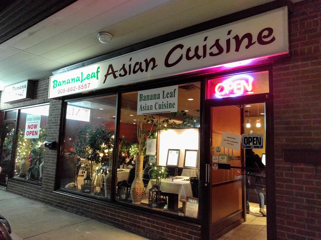 Banana Leaf Asian Cuisine | restaurant | 44 King St E, Stoney Creek, ON L8G 1K1, Canada | 9056625557 OR +1 905-662-5557