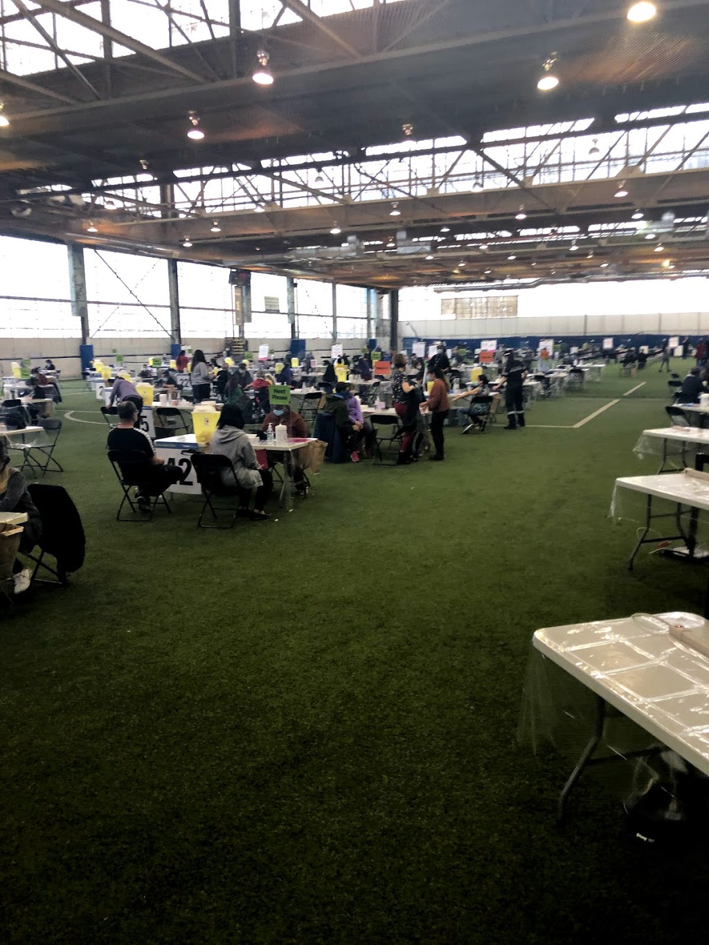 Vaccination Centre - The Hangar Sport and Event Centre | 75 Carl Hall Rd, Toronto, ON M3K, Canada | Phone: (888) 999-6488