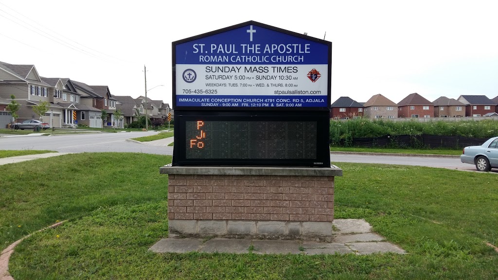 St. Pauls Catholic Church | 190 King St S, Alliston, ON L9R 1C1, Canada | Phone: (705) 435-6325