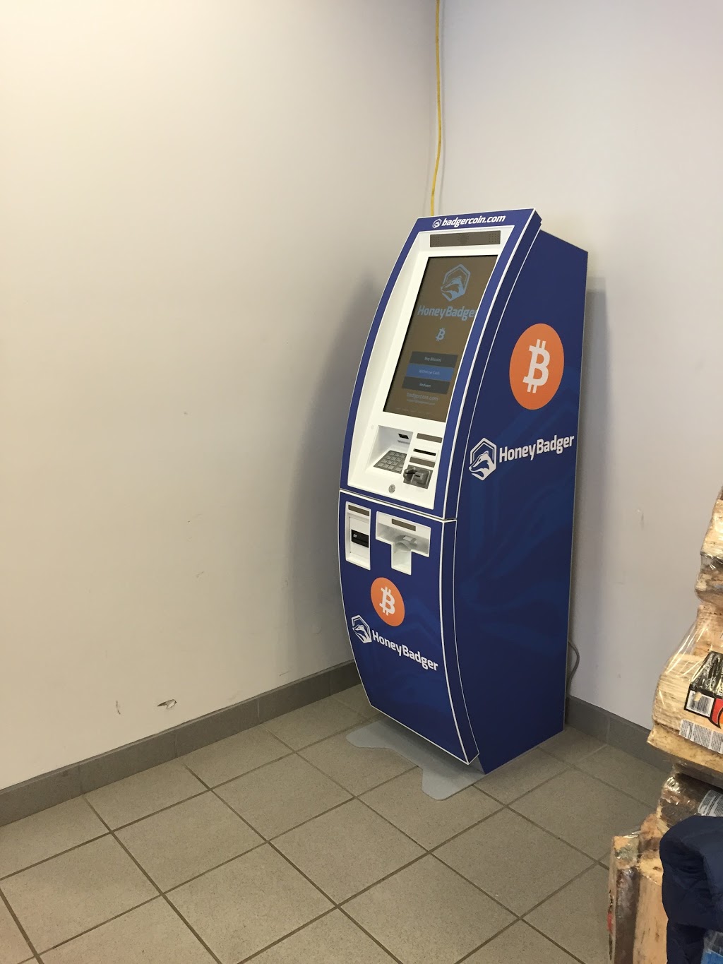 HoneyBadger Bitcoin ATM at Popkum On the Run | 52855 Yale Rd, Rosedale, BC V0X 1X1, Canada | Phone: (604) 787-1220