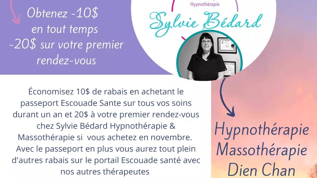 Massotherapie et Hypnotherapie Sylvie Bédard  96 Boulevard Antonio